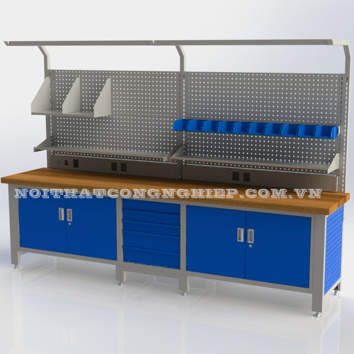 he-ban-tu-ket-hop-tu-do-ac300 Hệ bàn tủ kết hợp tủ đồ AC300