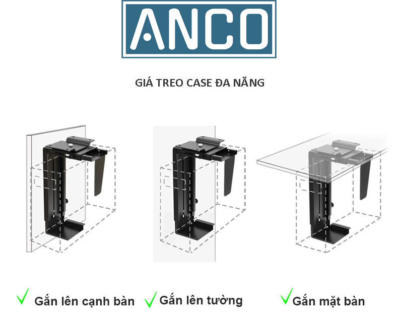 Giá treo PC dưới bàn Giá treo PC dưới bàn