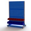 Kệ pegboard đa năng di động