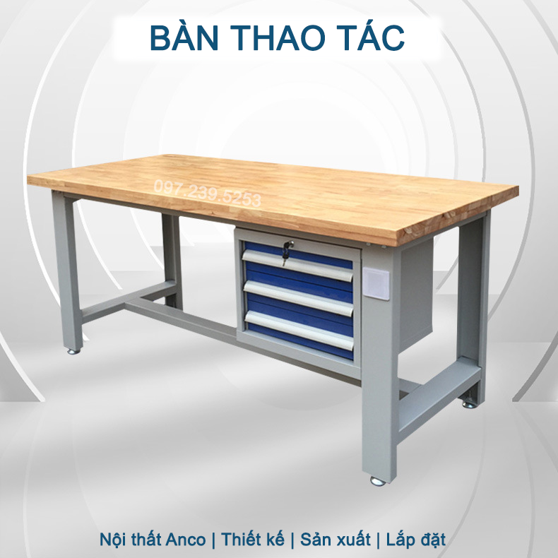 Bàn thao tác công nghiệp cơ khí