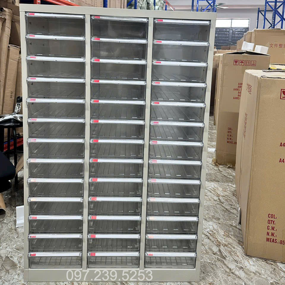 Tủ 39 khay nhựa A4