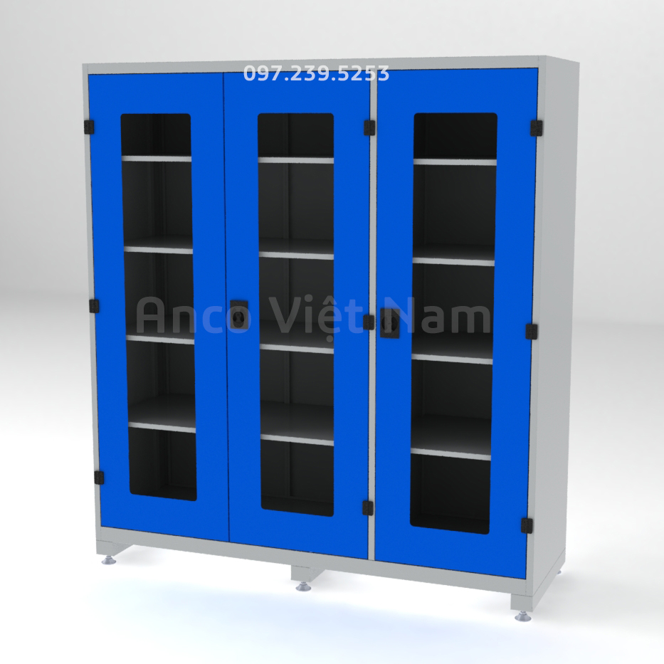 tu cao 3 canh Tủ chứa dụng cụ công nghiệp 3 cánh