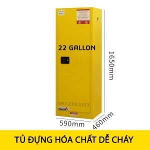 Tủ chứa hóa chất chống cháy 22 Gallon