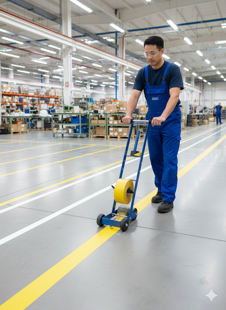 Dụng cụ băng dính sàn hiệu quả cao