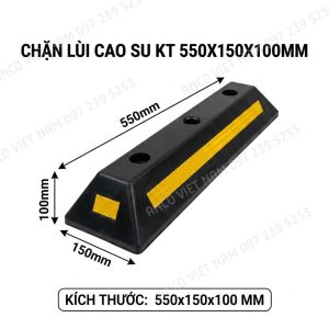 Chặn Lùi Cao Su 1 Vạch Phản Quang