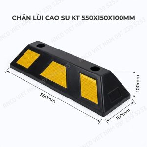 Chặn Lùi Cao Su 3 Vạch Phản Quang