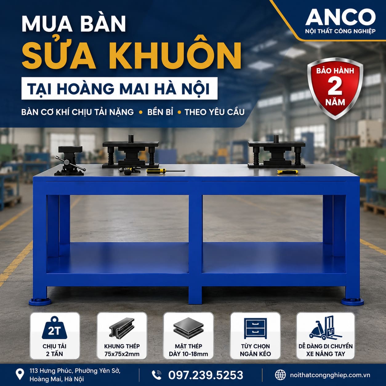 Mua Bàn Sửa Khuôn Tại Hoàng Mai Hà Nội