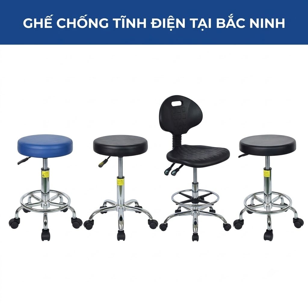GHẾ CHỐNG TĨNH ĐIỆN TẠI BẮC NINH